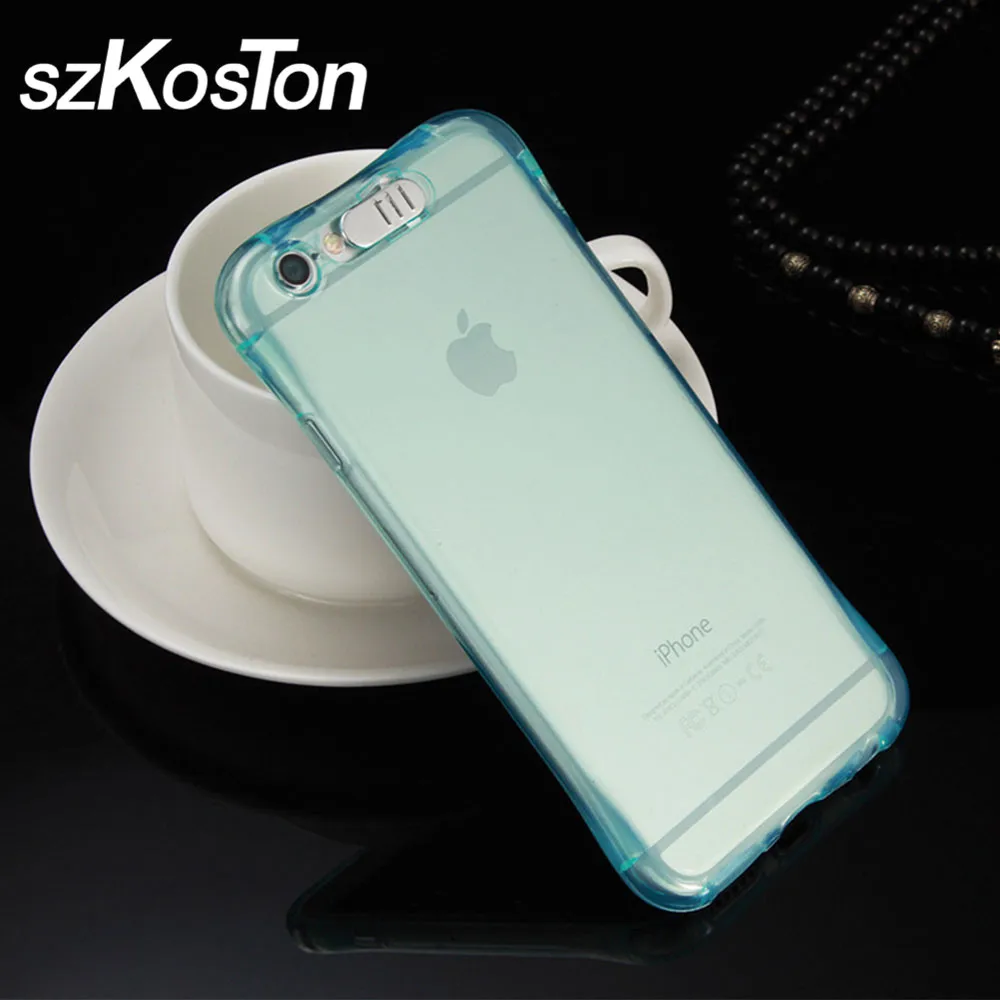 Чехол для телефона из мягкого ТПУ со светодиодной подсветкой iPhone 5 6 6S 6s SE