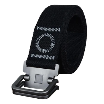 

New 47inch 3.8cm Fashion Men's Canvas Belt Casual Wrist Strap Waistband Xmas Gift