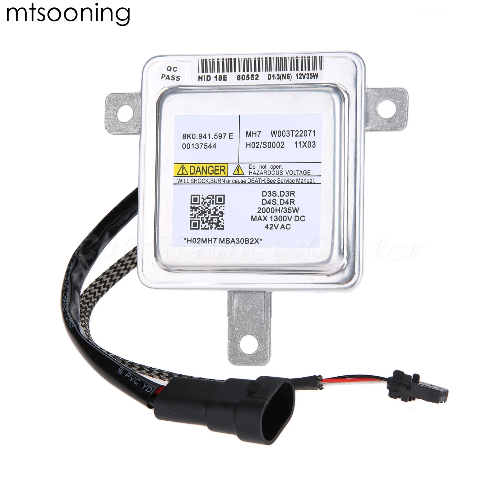Комплект Ксеноновых балластных кабелей mtsooning для D1S/R D3S/R Audi A1 A3 S3 A4 S4 A5 S5 RS5 Q3 Q5 Q7