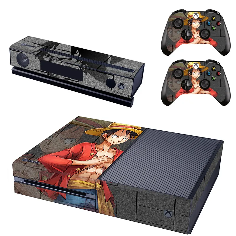 OSTSTICKER One Piece Обезьяна D Луффи виниловая наклейка кожи наклейки для xbox one консоли kinect и 2 контроллеры