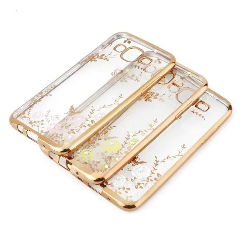 

For Samsung Galaxy S8 S9 plus note 8 J3 J5 J7 A3 A5 A7 2017 Shockproof Rhinestone soft slim tpu case for J2 Pro A8 plus 2018
