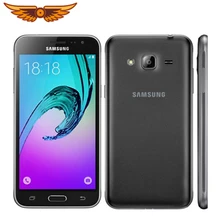 Original samsung galaxy j3 2016 j320f 5.0 polegada 1.5gb ram 8gb rom quad core 8mp câmera lte desbloqueado usado telefone móvel