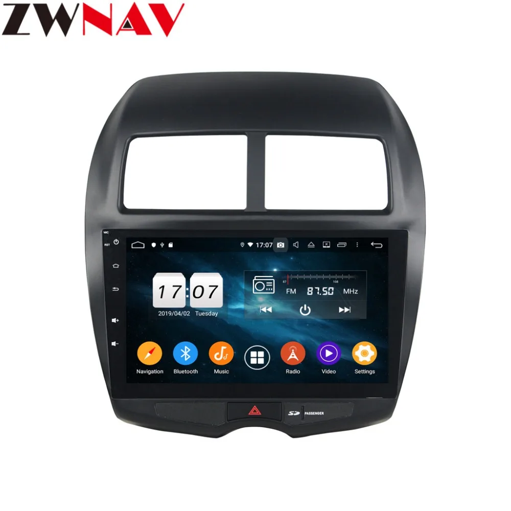 Sale 10.2” Android 9 4+64G DSP Car Player 2 din GPS Navigation For Mitsubishi ASX 2010-2012 Head Unit Multimedia Player Tape Recorder 2