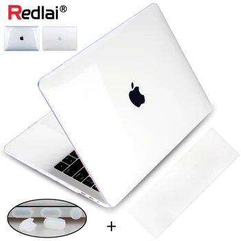 

Redlai Crystal Clear Plastic Hard Case For MacBook Pro 13 15 16 inch A2141 A2159 Touch bar 2020 A1932 Air 13-inch Laptop Cover