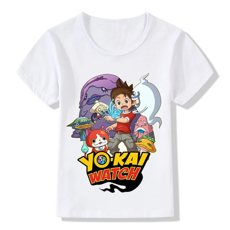 

Children Yo Kai Watch Cartoon Design Funny T-shirts Boys Girls Tops Short Sleeve Tees Kids Casual Clothes For Toddler,ooo5137