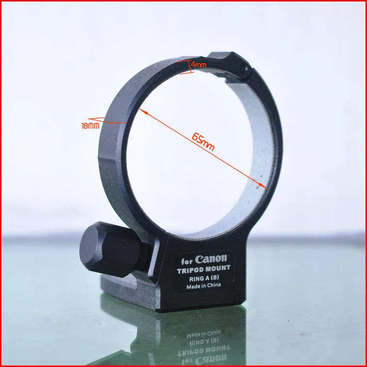 Collare Per Treppiede IShoot Per Canon EF 100mm F/2.8 L IS USM Macro - Anello Nero