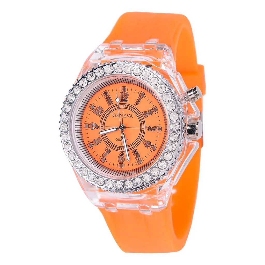 Модные женские часы с прозрачным циферблатом кварцевые Силиконовые спортивные наручные часы relojes mujer horloges vrouwen Montres Femme
