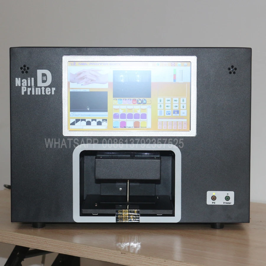  hand and artificial nails printing machine with touch screen and computer inside 2020 new updated
