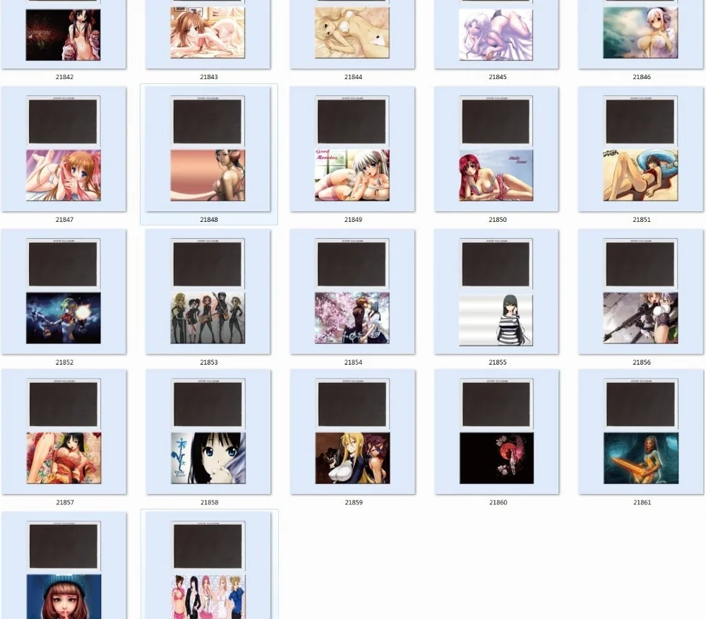 

Anime Girl Fridge Magnets Souvenir Collection