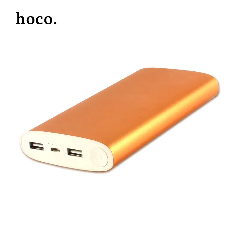 imágenes para Hoco 2017 metal De Alta capacidad Banco de la Energía 16000 mAh Cargador Portátil Paquete externo de La Batería + led light + Dual USB para el teléfono imágenes para Hoco 2017 metal De Alta capacidad Banco de la Energía 16000 mAh Cargador Portátil Paquete externo de La Batería + led light + Dual USB para el teléfono