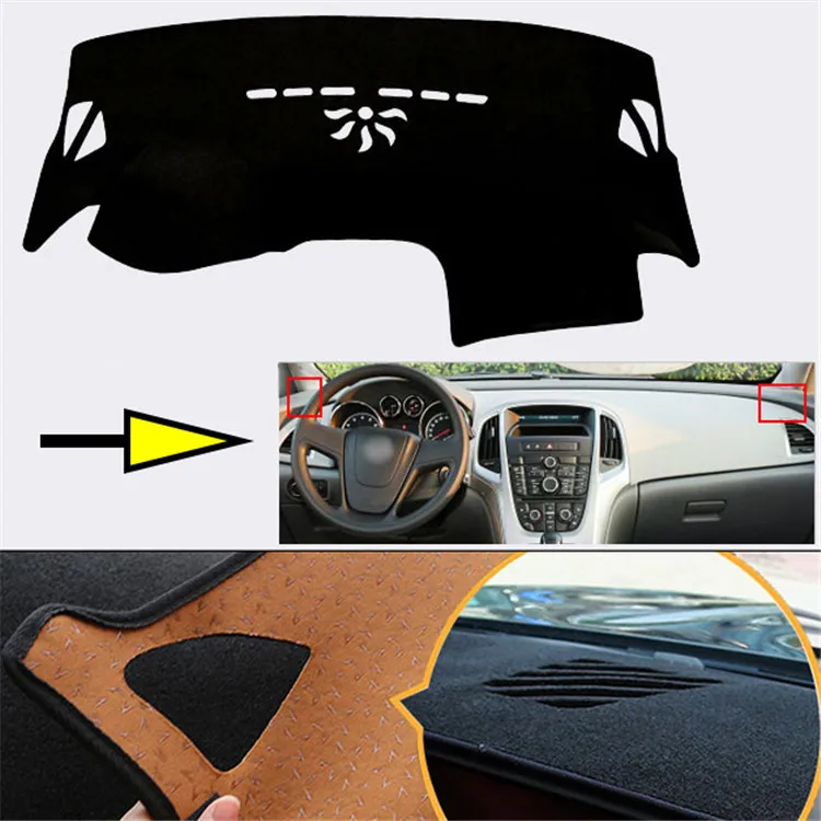 

New Interior Dashboard Carpet Photophobism Protective Pad Mat For Buick Excelle GT/XT 2010-2014