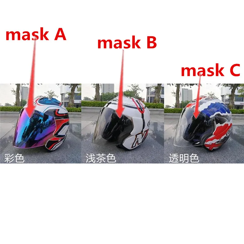 motorcycle helmet lenses half helmet lenses maskin Helmets from Automobiles & Motorcycles on