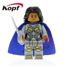 50 шт. XH 813 Super Heroes Valkyrie Heimdall палач Хела конструктор Spiderman модель здания блокирует Обучение игрушки детский подарок