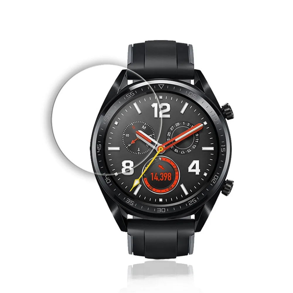3 шт. закаленное стекло для huawei Watch GT Smartwatch Защитная пленка для экрана пузырьковая защита от царапин Взрывозащищенная Простота установки