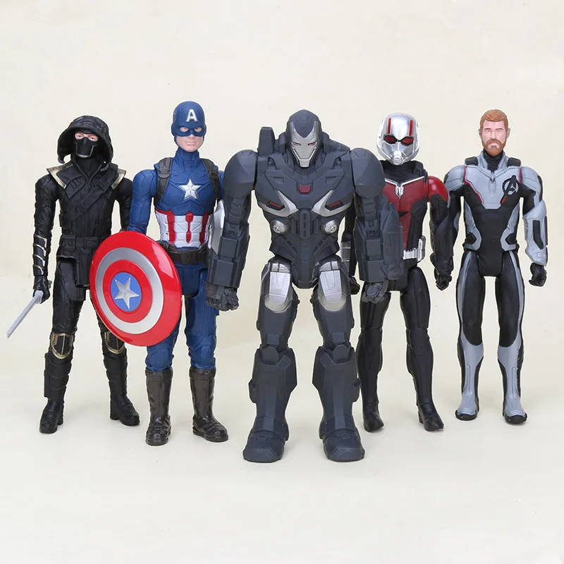 30 см игрушки Marvel Мстители 4 эндигра Человек-паук танос Халк ПВХ Фигурка Железный человек Капитан Америка Черная пантера фигурка-модель
