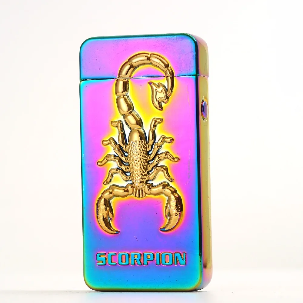 Электрическая плазменная Зажигалка Dradon Tiger eagle с двойной дугой ветрозащитные