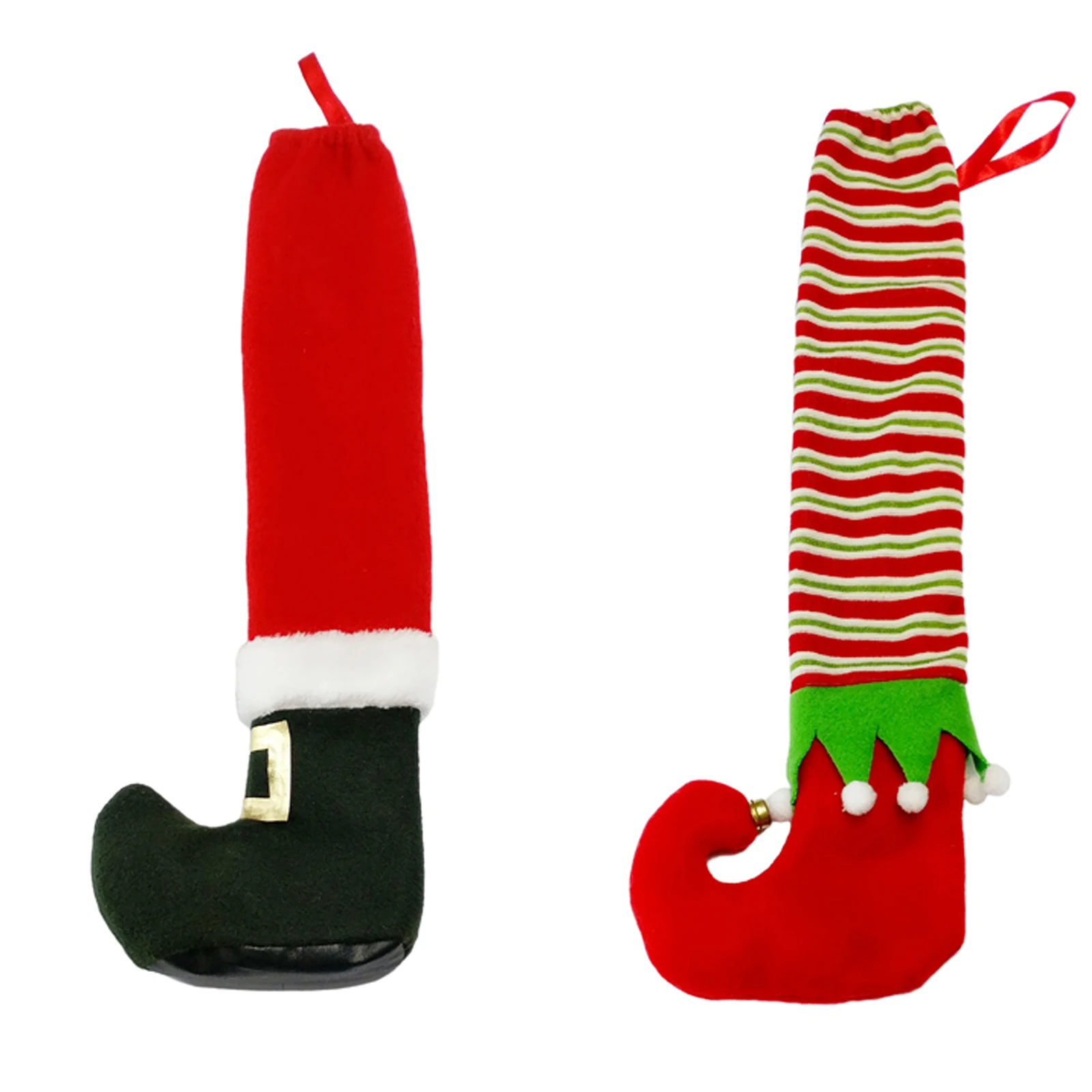 Нескользящие носки для ног Санта-Клауса, эльфа, стула, ножки для стола, украшение для рождественского Рождества, новогодние вечерние изделия для декорации
