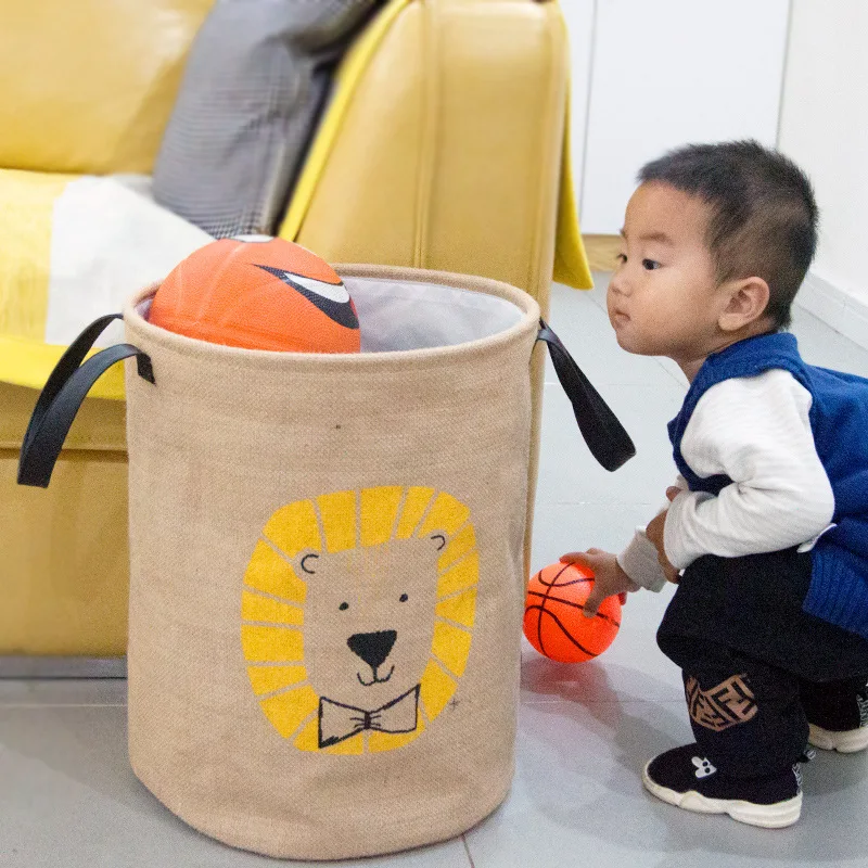 

Nordic Storage Bag Foldable Laundry Basket for Dirty Clothes Kids Home Toys Sorting Bag Washing Organizer Household Bucket