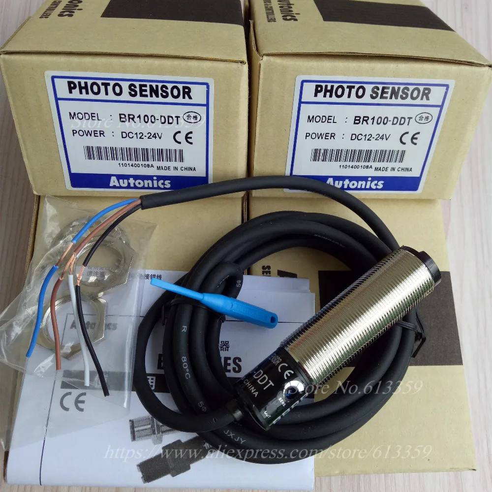 BR100 DDT BR100 DDT P 12 24VDC Autonics Diffuse Reflectance ...