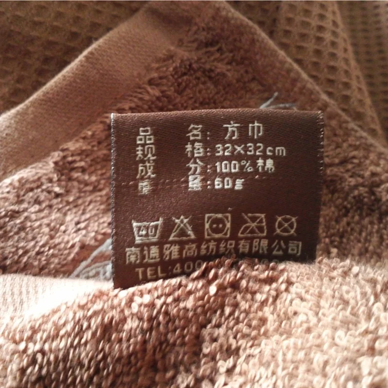 home textile brand bathroom towel small face hair towels for adults wash cloth square solid 100%cotton hotel supplies 32*32cm