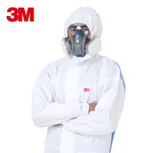 3 м 4535 безопасности Костюмы защитный Костюмы сиамские со шляпой Детская безопасность спецодежды защита от пыли анти-статический брызг краски защиты