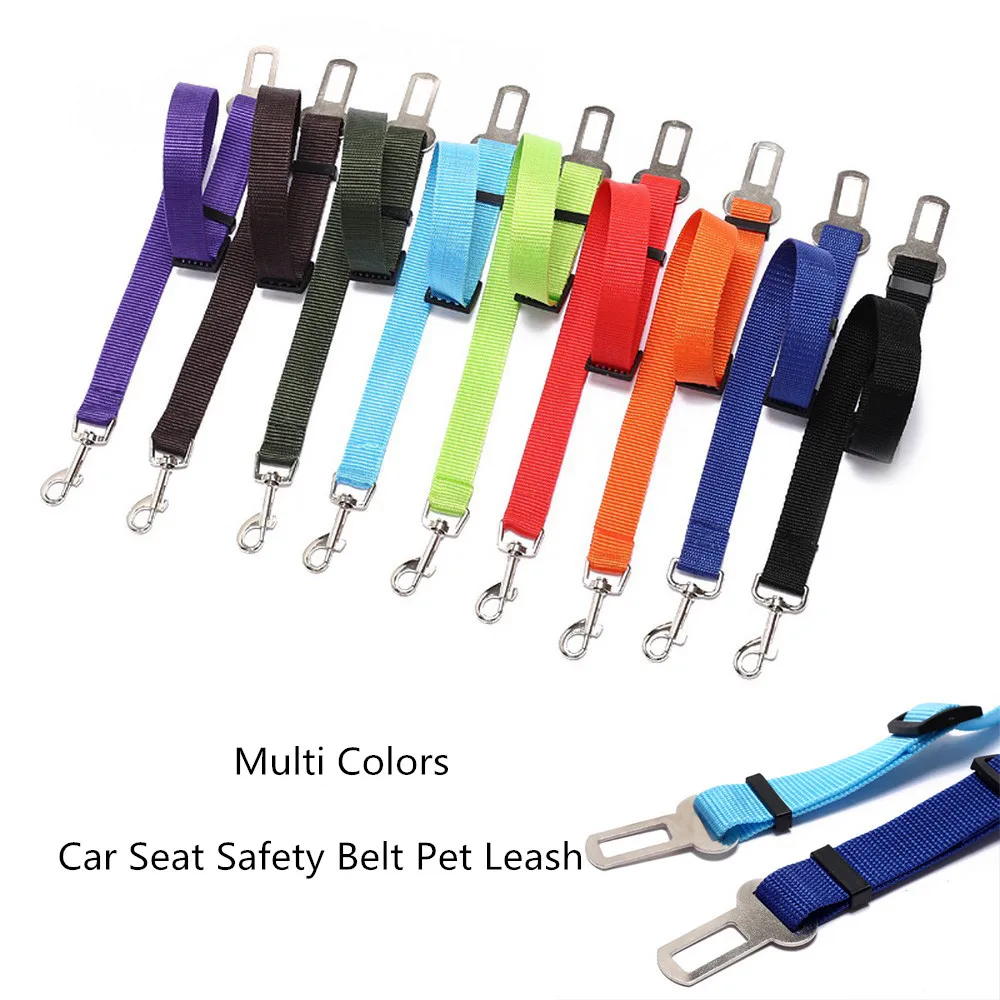 

1PC Vehicle Car Seat Belt 75 cm Protection Belt Seatbelt Lead Clip Pet Cat Dog Safety Car Styling Accessories Drop Shipping
