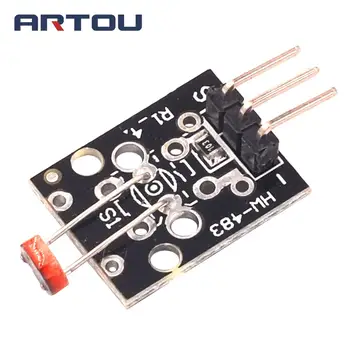 

KY-018 3pin Optical Sensitive Resistance Light Detection Photosensitive Sensor Module for arduino DIY Kit KY018