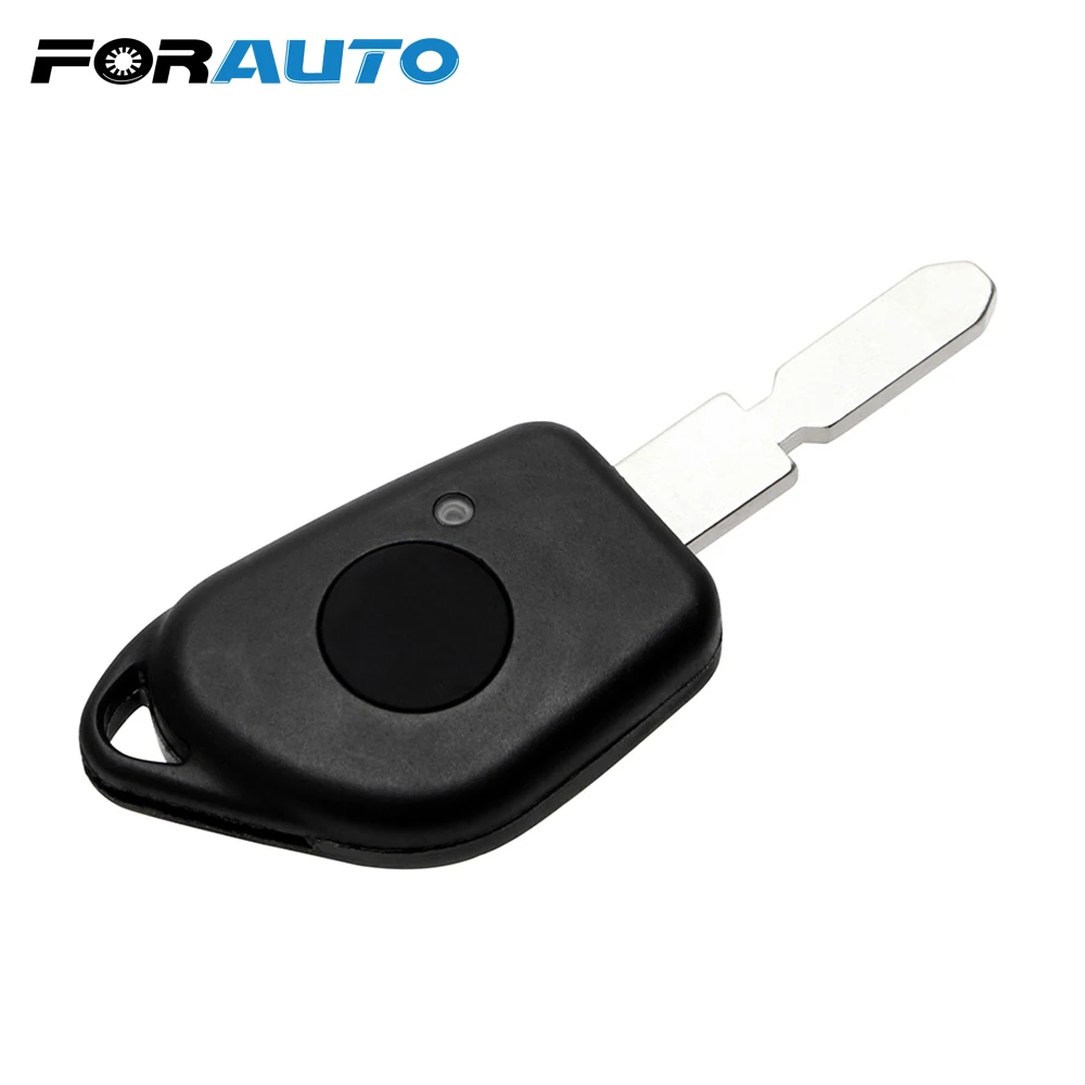 

FORAUTO Car Key Case Cover Key Shell Key Fob Car Key Housing One Button Remote Replacement For Peugeot 406 4006