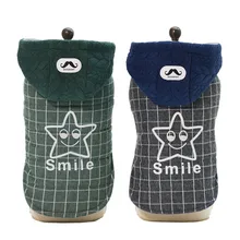 Warm Cotton Pet Dog Clothes for Small Dogs Winter Puppy Cat Hooded Coat Jackets Chihuahua Yorkie Sweatshirt Pet Clothing Outfits