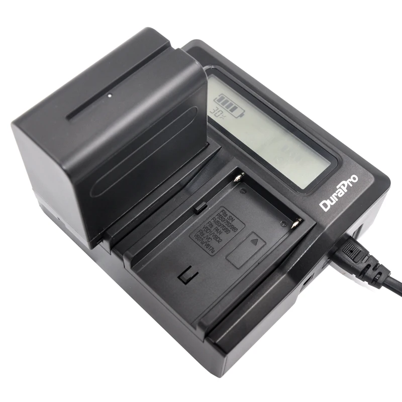 

1pcs 7.2V 7200mAh NP-F960 NP-F970 NP F960 F970 Rechargeable Battery + LCD Dual Charger for SONY HVR-HD1000 HVR-HD1000E HVR-V1J