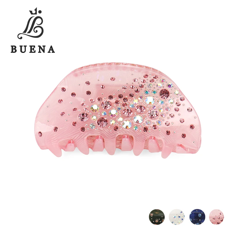 

High Quality AB Rhinestone Hair Claw Wholesale Fashion Acrylic Hair Claw Hair Clip for Women AA115