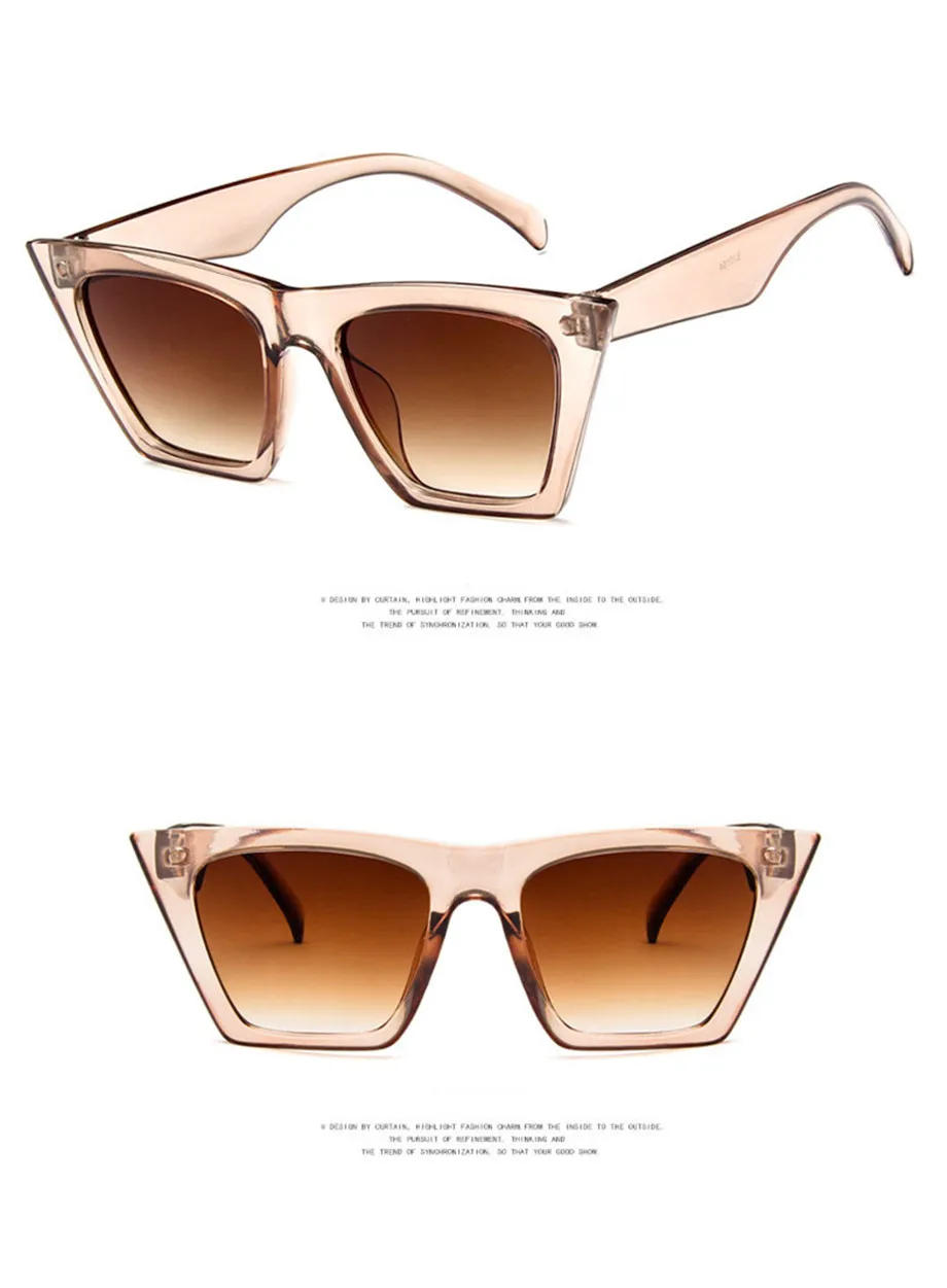 Новые женские Винтажные Солнцезащитные очки женские/мужские модные роскошные солнцезащитные очки кошачий глаз классические женские черные солнцезащитные очки