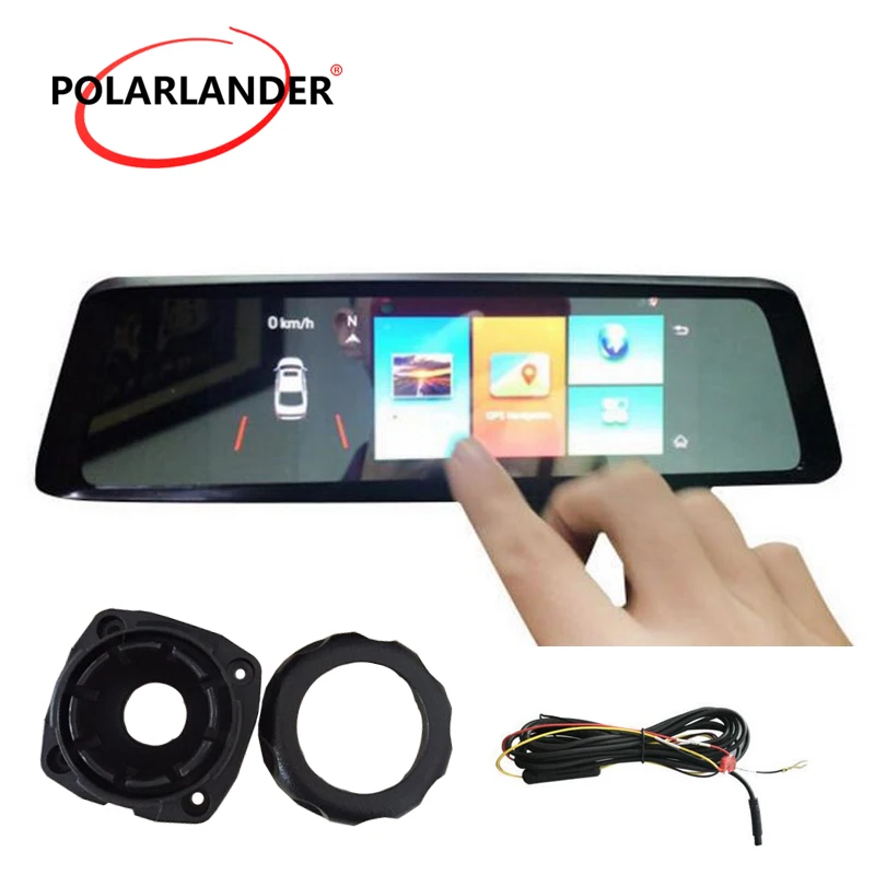 A10 7 &quotDVR Bluetooth FM Трансмиссия 4G Android зеркало заднего вида камера видео привод