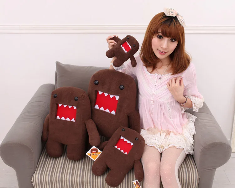 DomoKun забавная кукла Domo-kun, новинка, креативный подарок, кавайная плюшевая игрушка для малышей