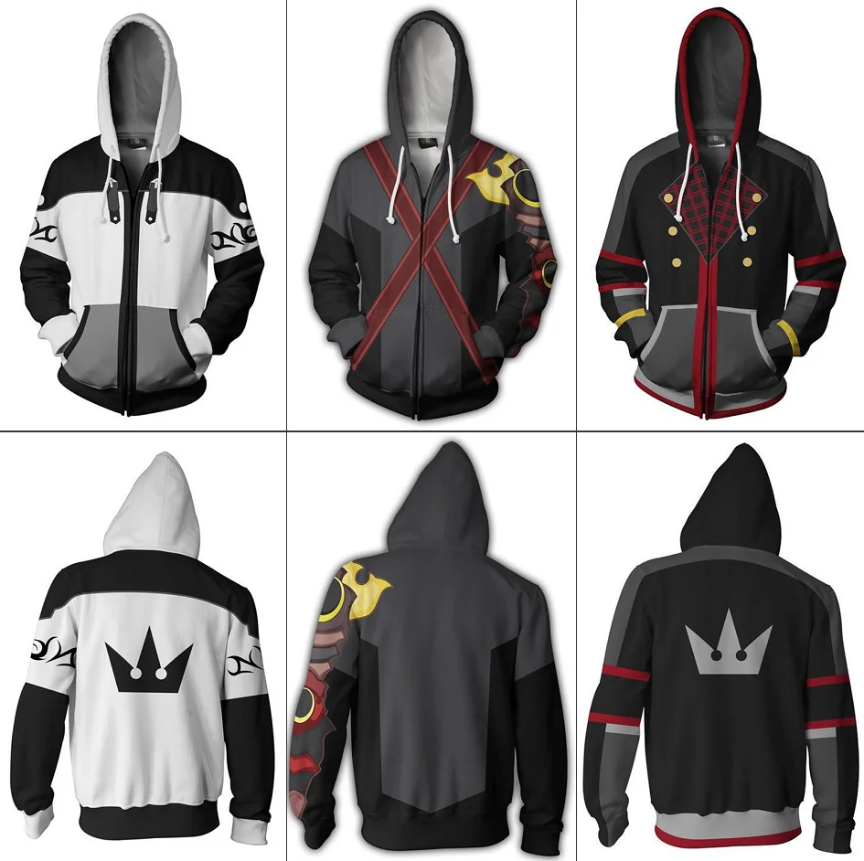 kingdom hearts riku hoodie
