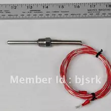 K типа тонкой диаметр термопары с проводом, два провода системы, быстрая