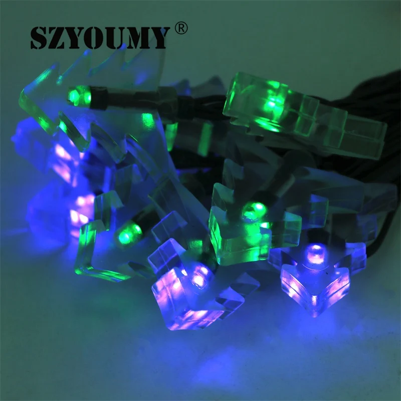 SZYOUMY Новое поступление светодиодные фонари наружные огни солнечная гирлянда 20
