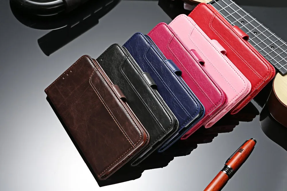 Luxury Leather case for iPhone 5 5S SE 6 7 8 Plus X Case Wallet Flip Case For iPhone Xs XR Xs Max Card Slots Phone Cover Coque