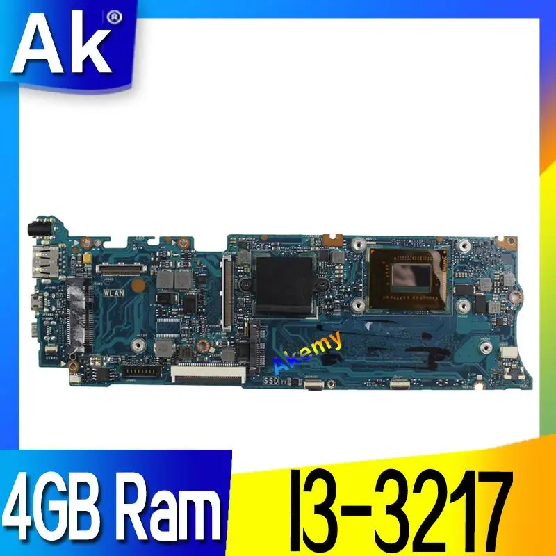 

For Asus TAICHI31 Laptop motherboard Taichi 31 mainboard with I3-3217 CPU 4GB Ram Good working