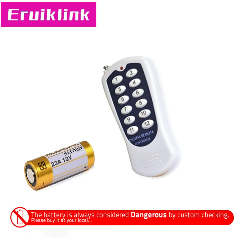 

Wireless Smart remote 12/4 Buttons wall-mounted light switch Accessories RF433 MHz 20 m multiple control Hot Sale