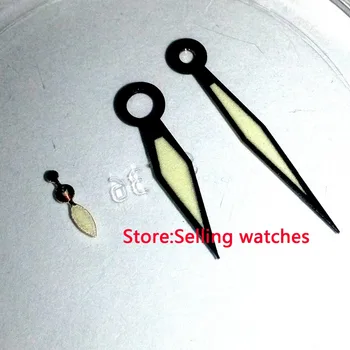 

luminous green gun Hands fit 6497 6498 movement parnis mens watch