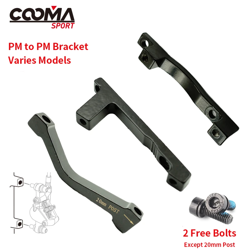 Кронштейн для MTB дискового тормоза, 180 передний PM до PM, 20 мм пост, 40 мм пост, 203 F/R PM-PM дисковые тормозные адаптеры, различные модели