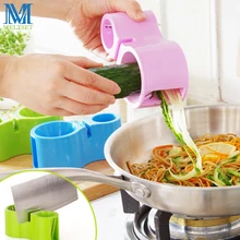 1PC Vegetable Spiralizer Spiral Slicer Pasta Noodle Cutter + Sharpener 4 Colors Spaghetti Maker Julienne Peeler Carrot Grater