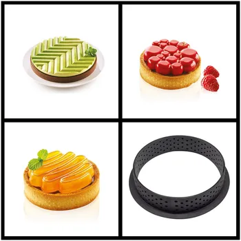 

SHENHONG New Shape Dessert Mousse Pan Silicone Cake Mold For Baking Tart Tartlet Mould Bakeware Moule Pastry Decoration Tools