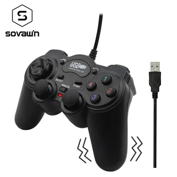 

Wired USB Vibration Gamepad Joystick Game Pad Multifunctional Controller For PC Laptop Computer for Win/XP/ for Vista for TV BOX