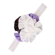 2017 NEW Girl Flower Headband Headdress—Whtie & Blue