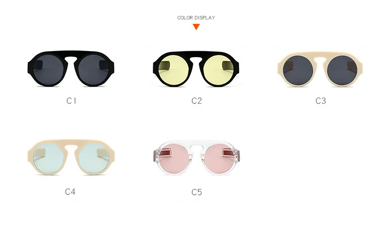 JackJad модные круглые стильные винтажные полосатые солнцезащитные очки для мужчин и женщин крутые уникальные брендовые дизайнерские солнцезащитные очки Oculos De Sol 58113