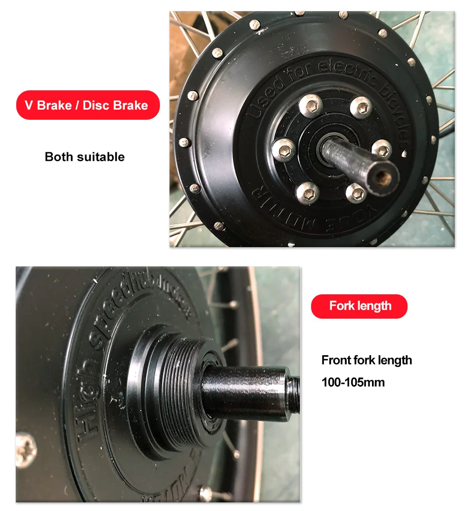 Best Best Price Electric Bike Motor Wheel 250W 350W 500W Electric Bicycle Conversion Kit Motor 20" 24" 26" 700c Wheels Free Shipping 4