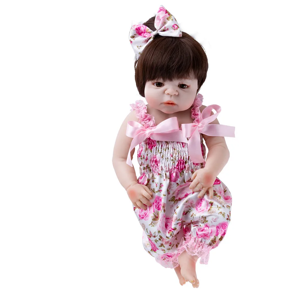 Bebes Кукла Reborn 56 см полная силиконовая кукла для тела девочка Reborn Baby doll игрушка для ванны Реалистичная новорожденная Принцесса Виктория Bonecas Menina