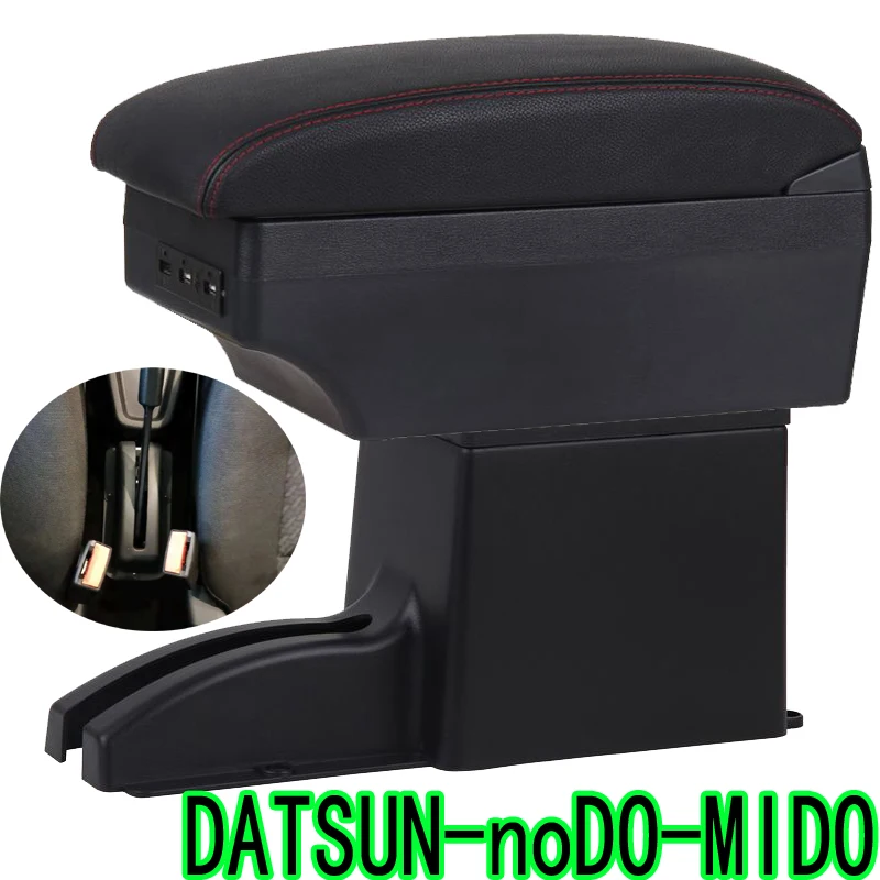 For Datsun on-DO Armrest Box Datsun mi-DO Universal Car Central Armrest Storage Box modification accessories